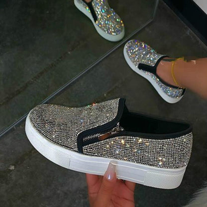 Chaussures Simples à Strass