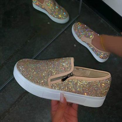 Chaussures Simples à Strass