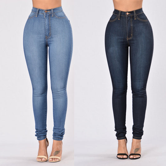 Jean Skinny Taille Haute Stretch