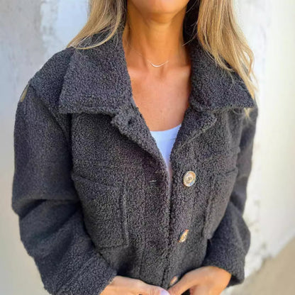 Manteau en laine d'agneau