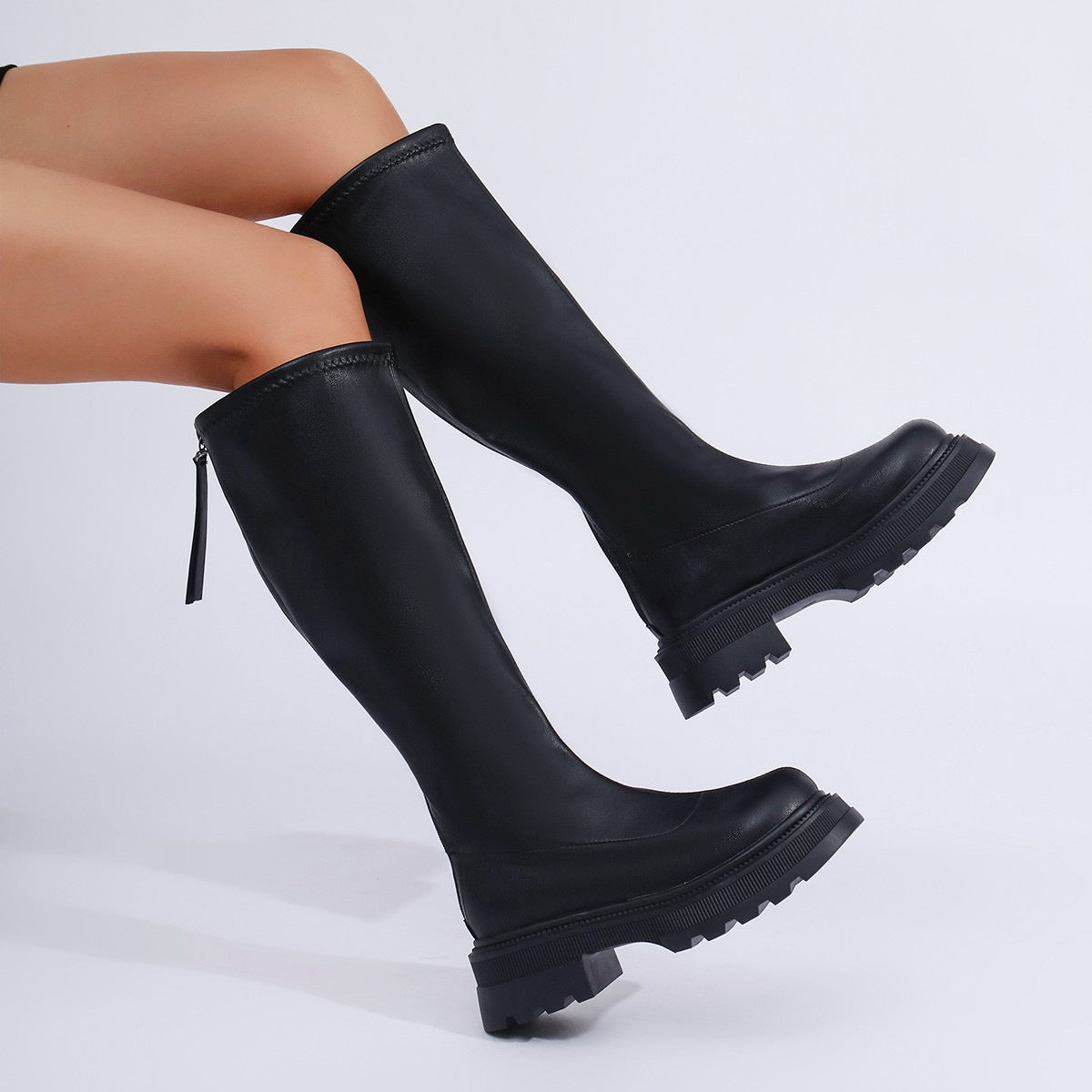 Bottes Longues à Tube pour Femme